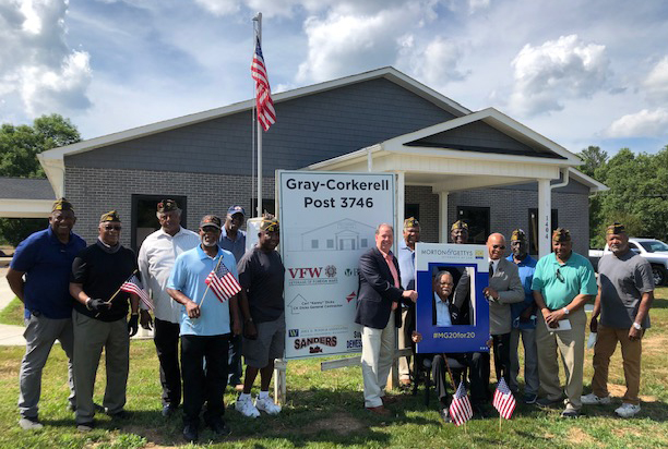 Mg Gives 2000 To Help Build The New Vfw Post 3746