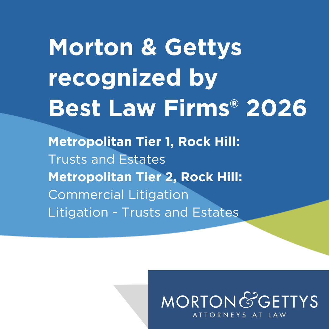 Best Law Firms again honors Morton & Gettys as a Tier 1 Firm