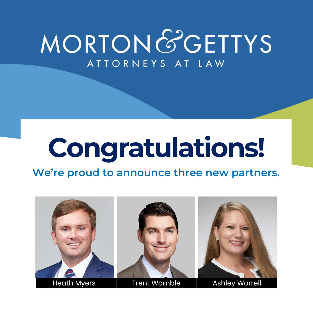 Myers, Womble, Worrell newest partners at Morton & Gettys