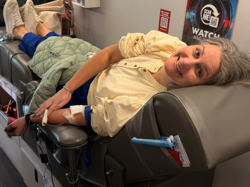 Donating Blood at City Hall